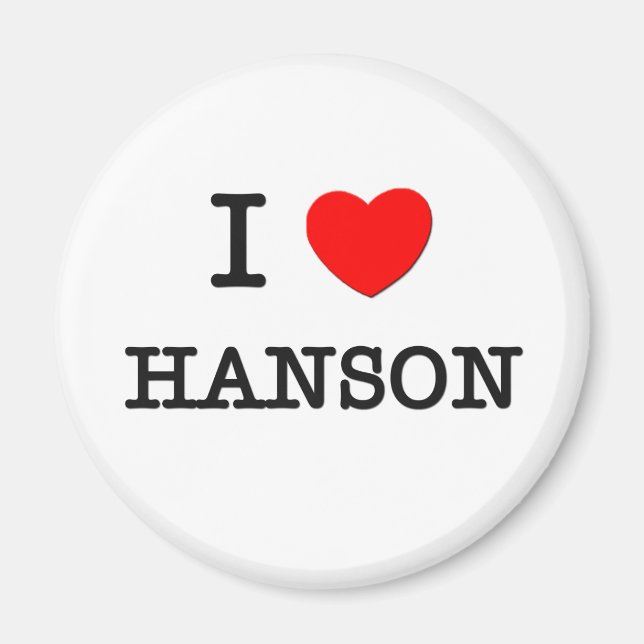 I Love Hanson Magnet (Front)