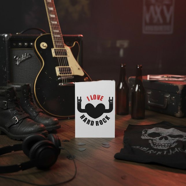 I Love Hard Rock Invitation (Creator Uploaded)
