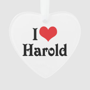 I Love Harold Ornament