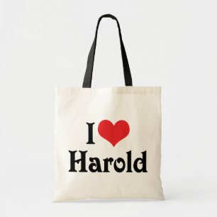 I Love Harold Tote Bag