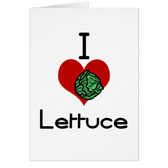 I love-hate lettuce (Front)