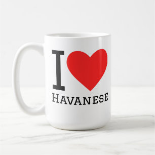 I love havanese  coffee mug