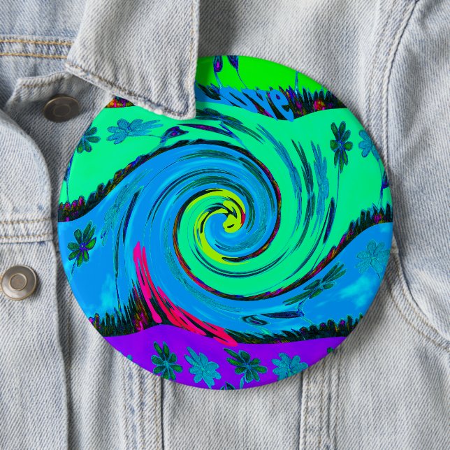I Love Hawai.png 6 Cm Round Badge (In Situ)