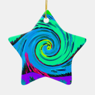 I Love Hawai.png Ceramic Ornament