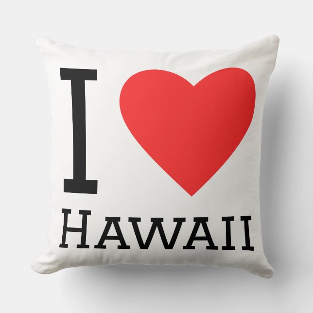 I love Hawaii  Cushion (Front)