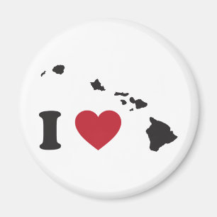 I Love Hawaii Magnet