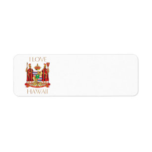 I love Hawaii Return Address Label