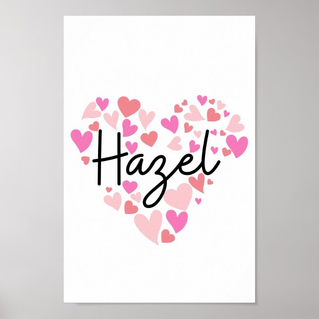 I love Hazel Poster (Front)