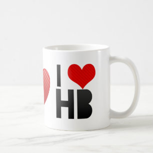 I Love HB Coffee Mug