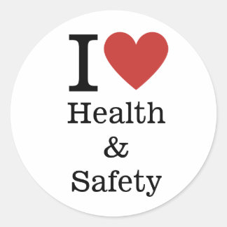 I ❤️ Love Health & Safety STICKER