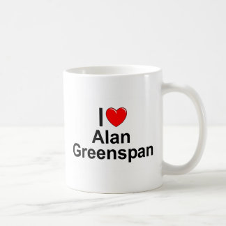 I Love (Heart) Alan Greenspan Coffee Mug