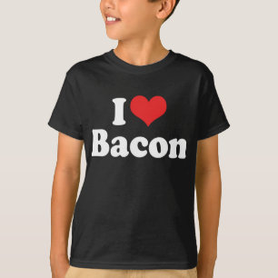 I Love Heart Bacon - Bacon Lover T-Shirt