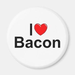 I Love (Heart) Bacon Magnet