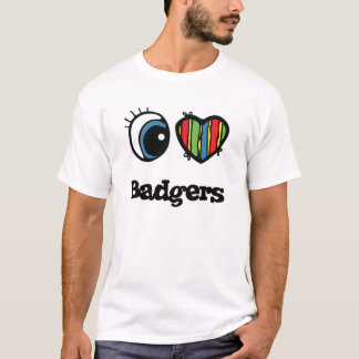 I Love (Heart) Badgers T-Shirt