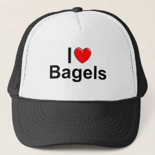I Love (Heart) Bagels Trucker Hat