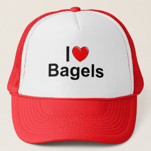 I Love (Heart) Bagels Trucker Hat