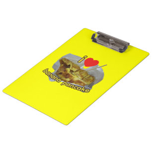 I Love (Heart) Banana Pancake ... Thai Street Food Clipboard