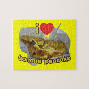 I Love (Heart) Banana Pancake ... Thai Street Food Jigsaw Puzzle