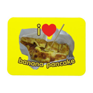I Love (Heart) Banana Pancake ... Thai Street Food Magnet