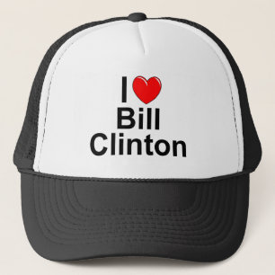 I Love (Heart) Bill Clinton Trucker Hat