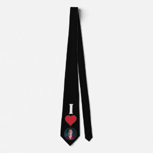 I Love / Heart Blank Custom Photo or Picture Tie