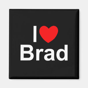 I Love (Heart) Brad Magnet