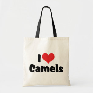I Love Heart Camels Tote Bag