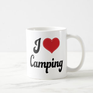 I Love (Heart) Camping Coffee Mug