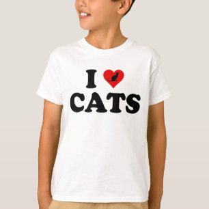 I Love (Heart) Cats T-Shirt