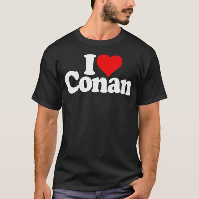 I Love Heart Conan Name Tee (Front)
