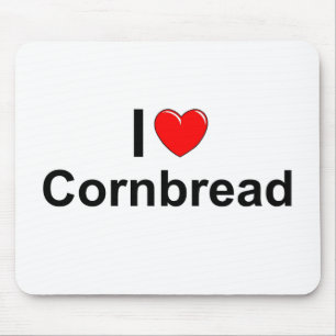 I Love (Heart) Cornbread Mouse Pad