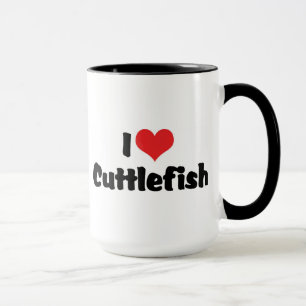 I Love Heart Cuttlefish Mug