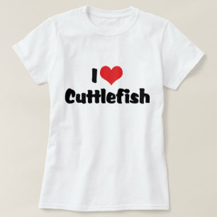 I Love Heart Cuttlefish T-Shirt