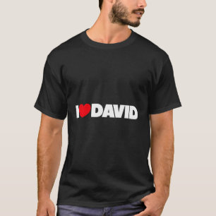 I Love Heart David T-Shirt