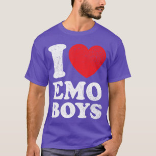 I Love Heart Emo Boys family T-Shirt