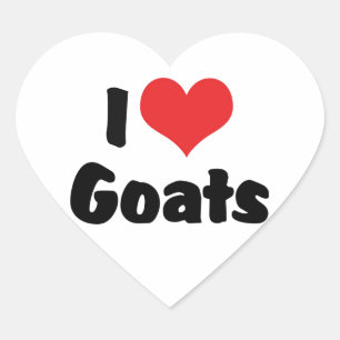I Love Heart Goats - Goat Lover Sticker