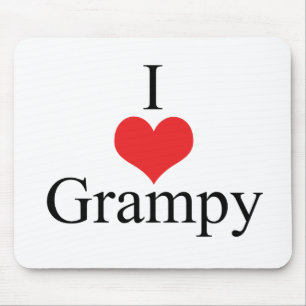 I Love (Heart) Grampy Mouse Pad