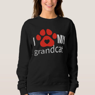 I love Heart Grandcat Sweatshirt