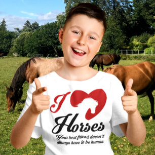 I Love/Heart Horses T-Shirt
