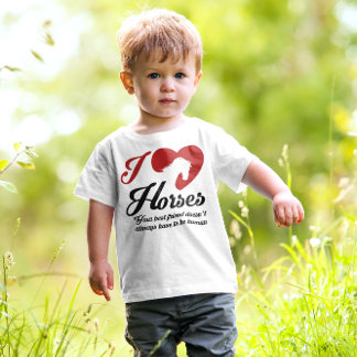 I Love/Heart Horses Toddler T-Shirt
