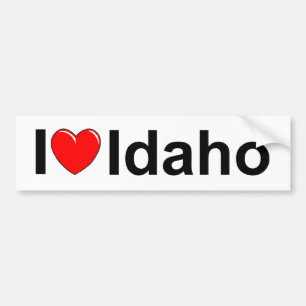I Love (Heart) Idaho Bumper Sticker