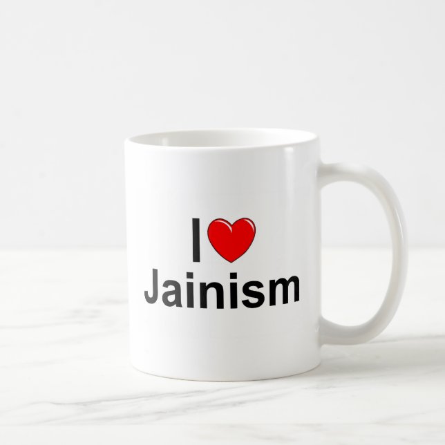 I Love (Heart) Jainism Coffee Mug (Right)