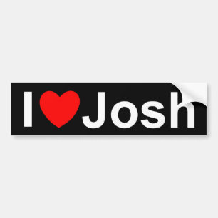 I Love (Heart) Josh Bumper Sticker