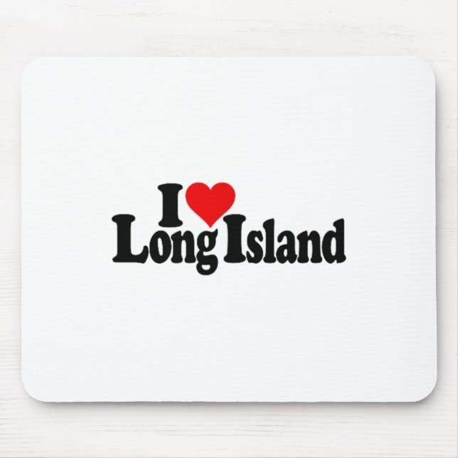 I Love Heart Long Island _1  Mouse Pad (Front)