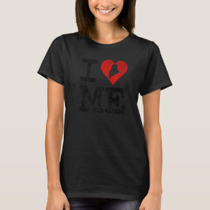 I LOVE HEART MAINE ME Premium T-Shirt