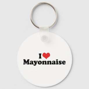 I Love Heart Mayo - Mayonnaise Lover Key Ring
