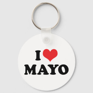 I Love Heart Mayo - Mayonnaise Lover Key Ring