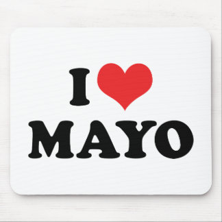 I Love Heart Mayo - Mayonnaise Lover Mouse Pad