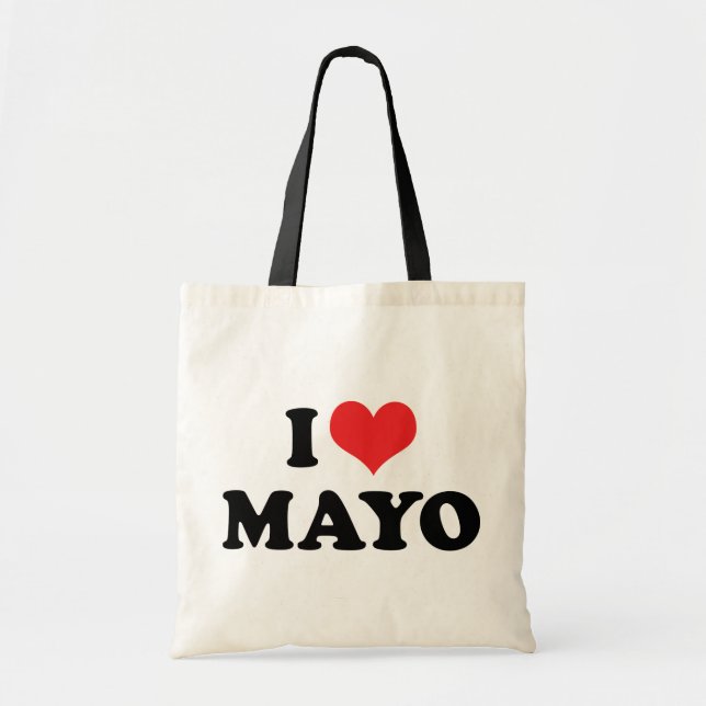 I Love Heart Mayo - Mayonnaise Lover Tote Bag (Front)