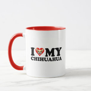 I Love (Heart) My Chihuahua Mug